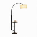Caelune B | Integrated Shelf Floor Lamp