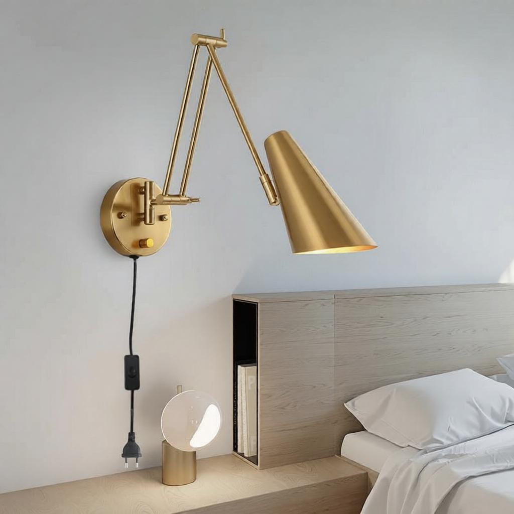 Ceravia | Wall Light Swing Arm - Detail View #2 | HomeCartel