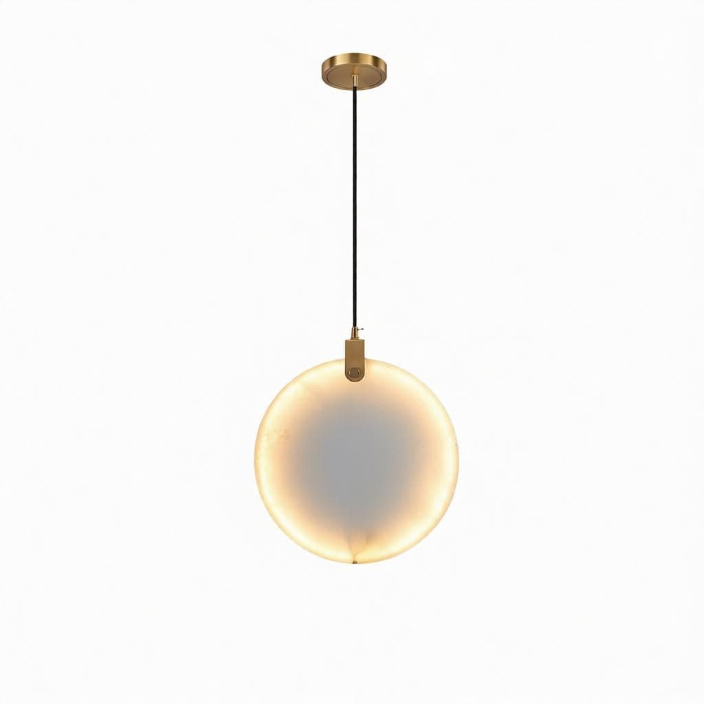 Galvalon A | Alabaster Pendant Light - Detail View #5 | HomeCartel