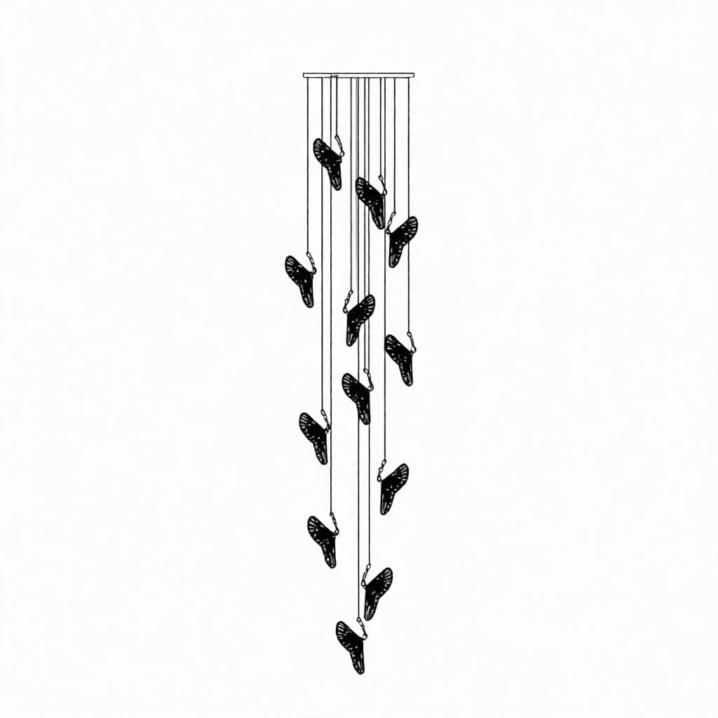 Halius | Rattan Cluster Chandelier - Detail View #9 | HomeCartel