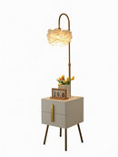 Kylora | Integrated Shelf Floor Lamp