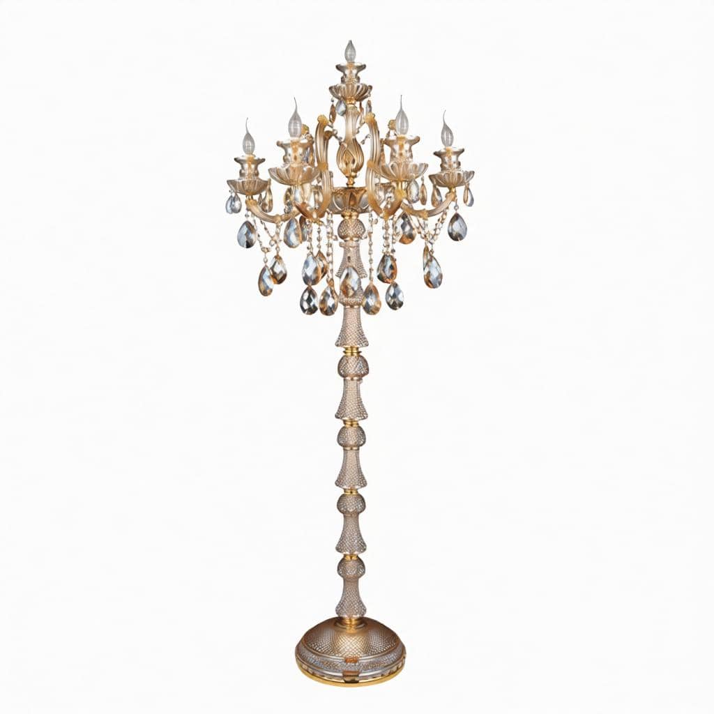 Daryntha I Crystal Floor Lamp - Detail View #7 | HomeCartel