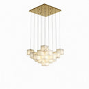 Dorvalyn B | Alabaster Cluster Chandelier