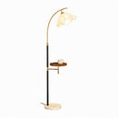 Unelira | Integrated Shelf Floor Lamp