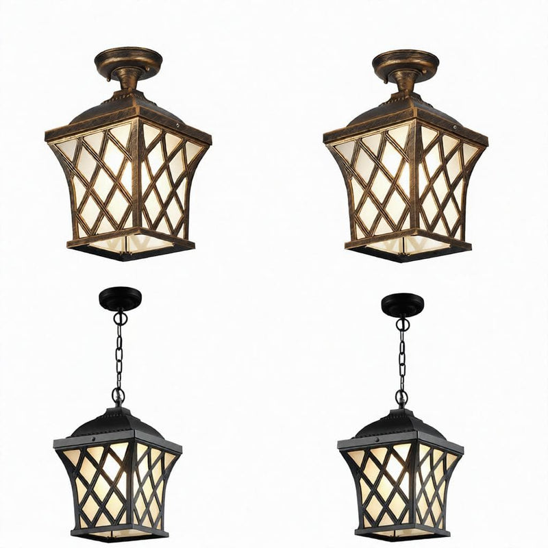 Lurellin Deux | Outdoor Semi Flush Mounted Light