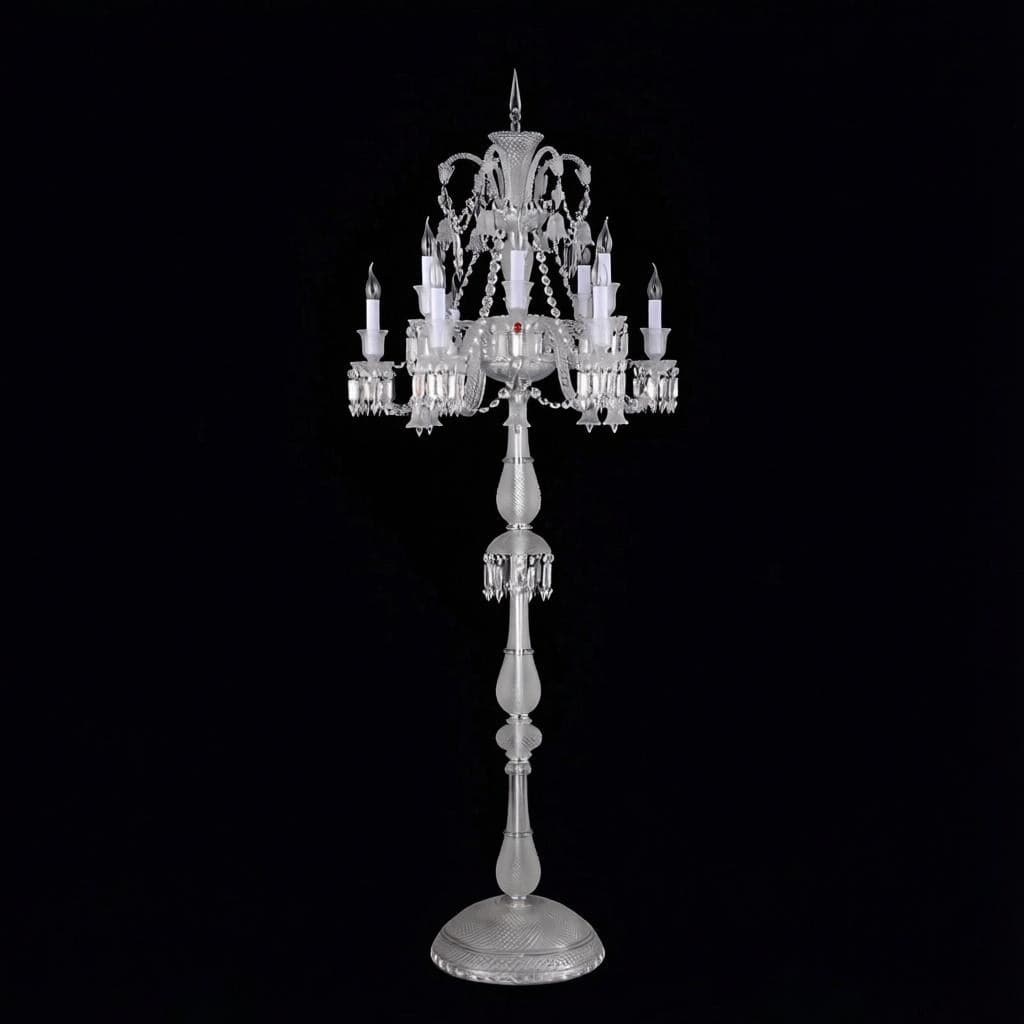 Marenthia | Crystal Floor Lamp - Detail View #4 | HomeCartel