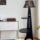 Melvarae | Integrated Shelf Floor Lamp