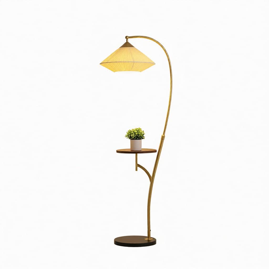 Sylvonia | Integrated Shelf Floor Lamp - Modern Floor Lamp | HomeCartel Philippines