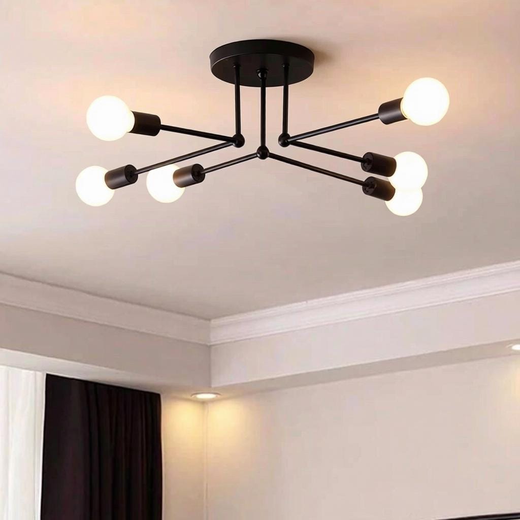 Bramic | Semi Flush Mounted Light - Detail View #2 | HomeCartel