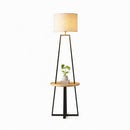 Ziretha | Integrated Shelf Floor Lamp