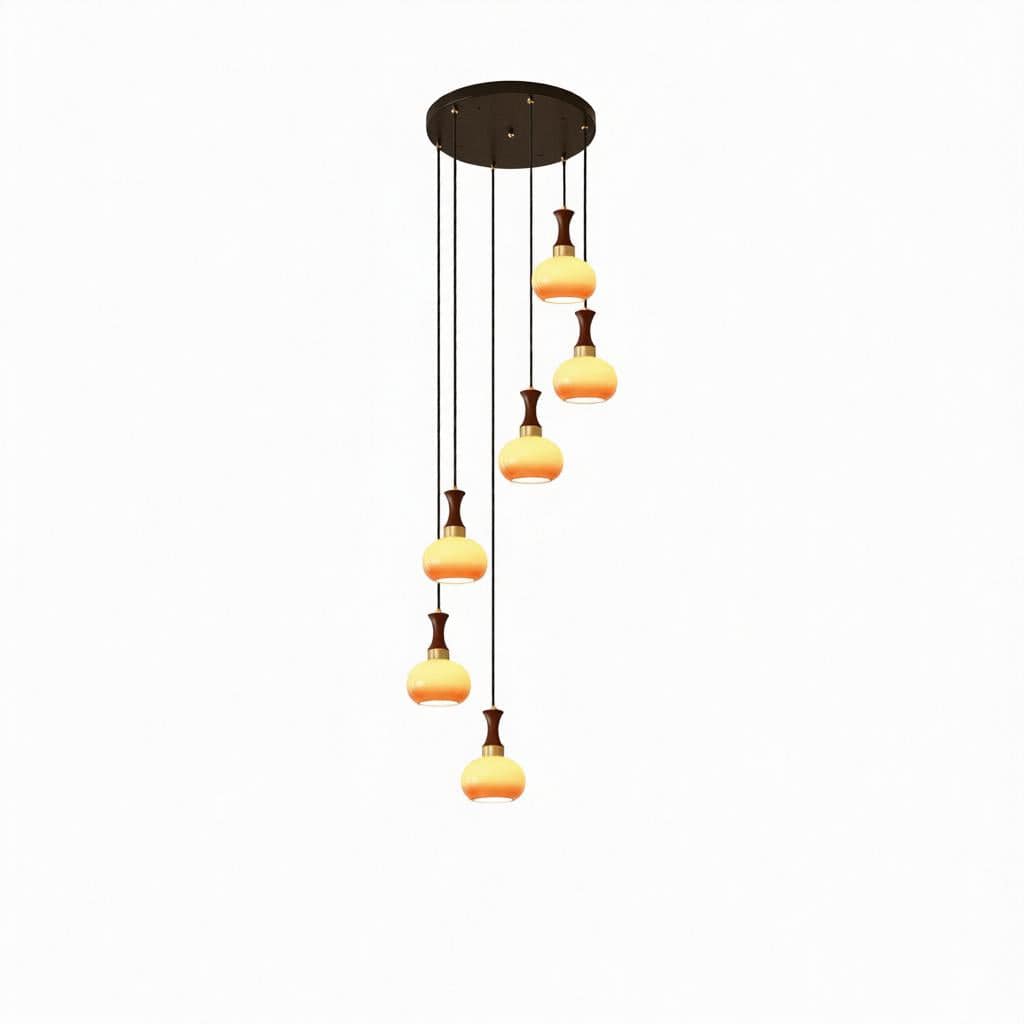 Temberly | Wood Cluster Chandelier