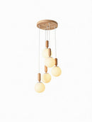 Illumena | Wood Cluster Chandelier