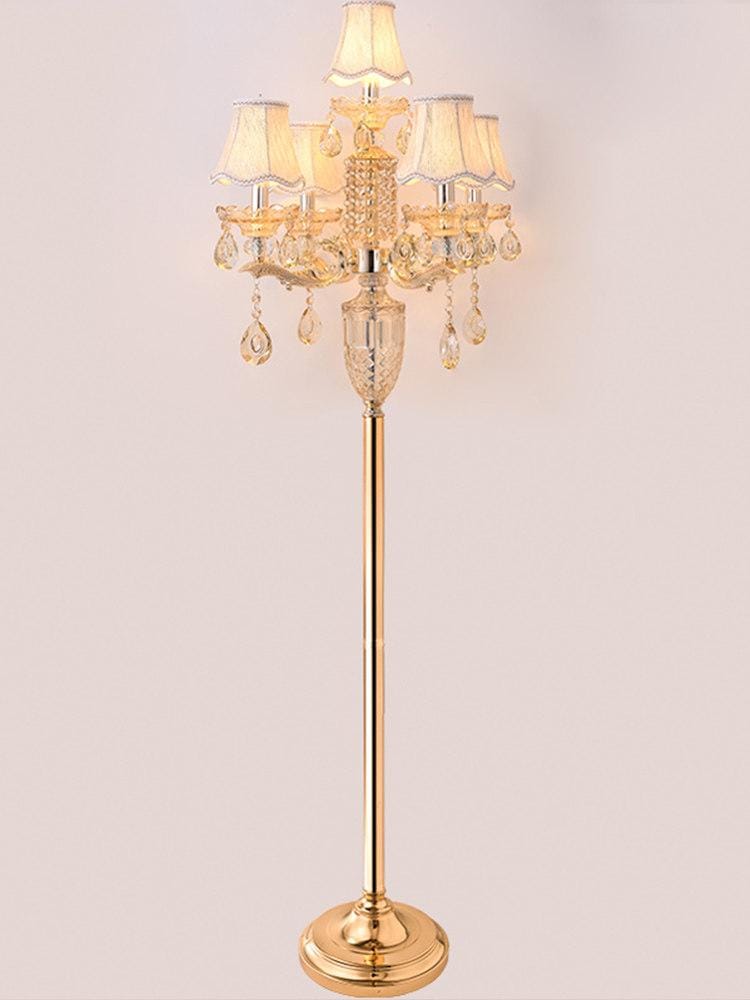Morvaelen I Crystal Floor Lamp - Detail View #2 | HomeCartel