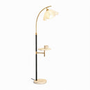 Unelira | Integrated Shelf Floor Lamp