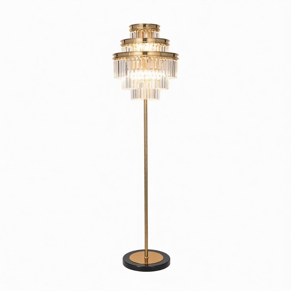 Elanior I Crystal Floor Lamp - Modern Floor Lamp | HomeCartel Philippines