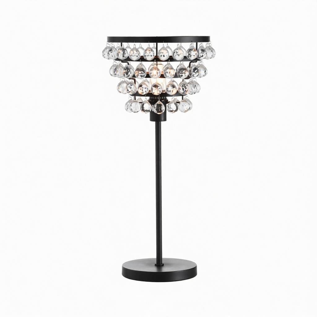 Garnethis | Crystal Table Lamp - Detail View #3 | HomeCartel