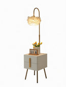 Kylora | Integrated Shelf Floor Lamp