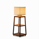 Nelthas | Integrated Shelf Floor Lamp