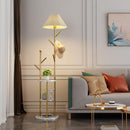Isendra A | Integrated Shelf Floor Lamp