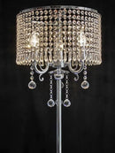 Nyrithra I Crystal Floor Lamp