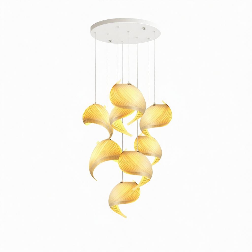 Elowai A | Wood Cluster Chandelier