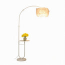 Elvoria A | Integrated Shelf Floor Lamp