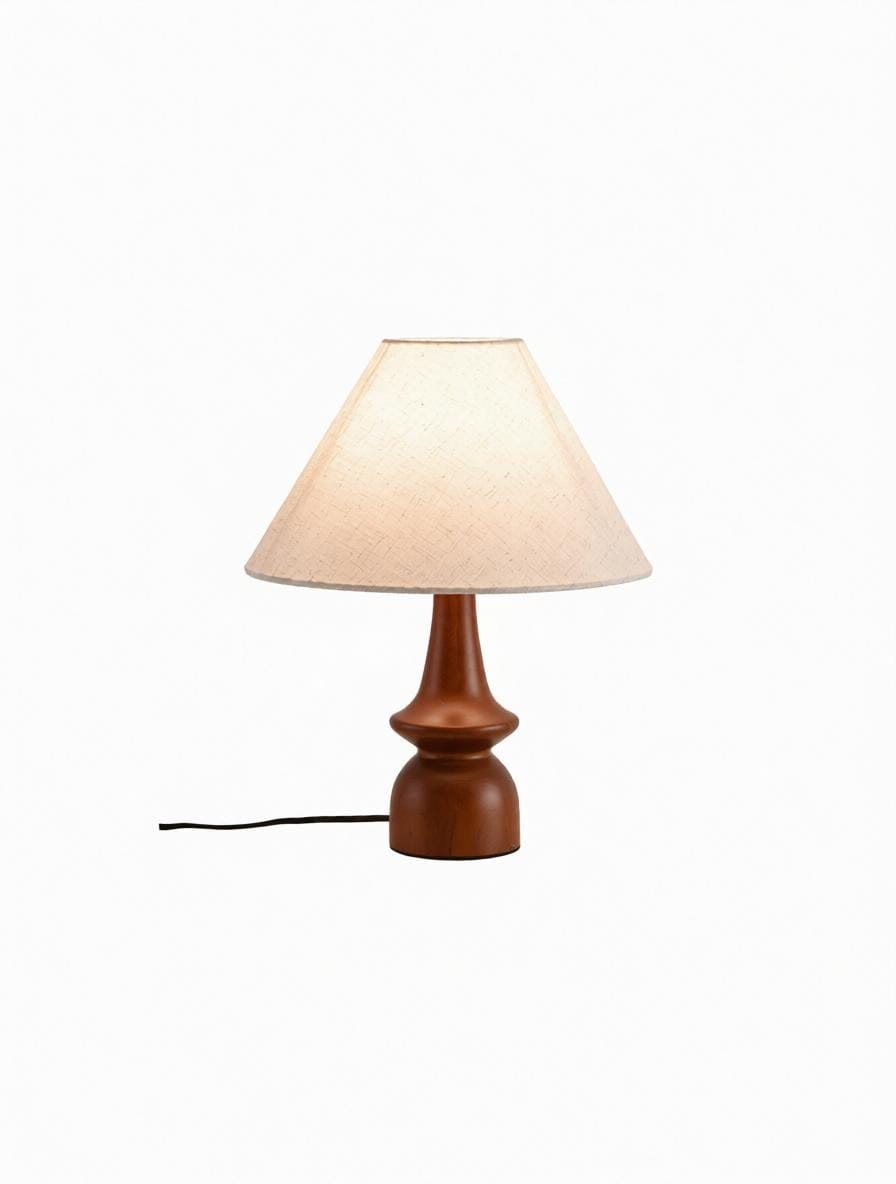 Nelyndra | Wood Table Lamp - Detail View #2 | HomeCartel