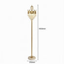 Duneira Une I Crystal Floor Lamp
