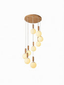 Illumena | Wood Cluster Chandelier