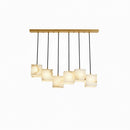 Hallina | Linear Alabaster Pendant Light