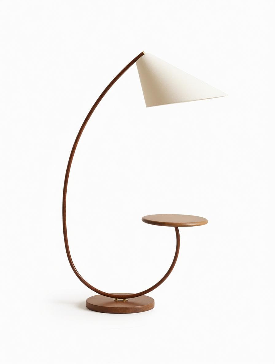 Zyrella | Integrated Shelf Floor Lamp - Modern Floor Lamp | HomeCartel Philippines