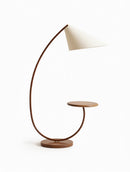 Zyrella | Integrated Shelf Floor Lamp
