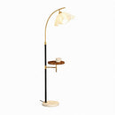 Unelira | Integrated Shelf Floor Lamp