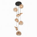 Halius | Rattan Cluster Chandelier