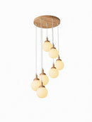 Illumena | Wood Cluster Chandelier