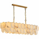 Elnoren A | Alabaster Linear Chandelier