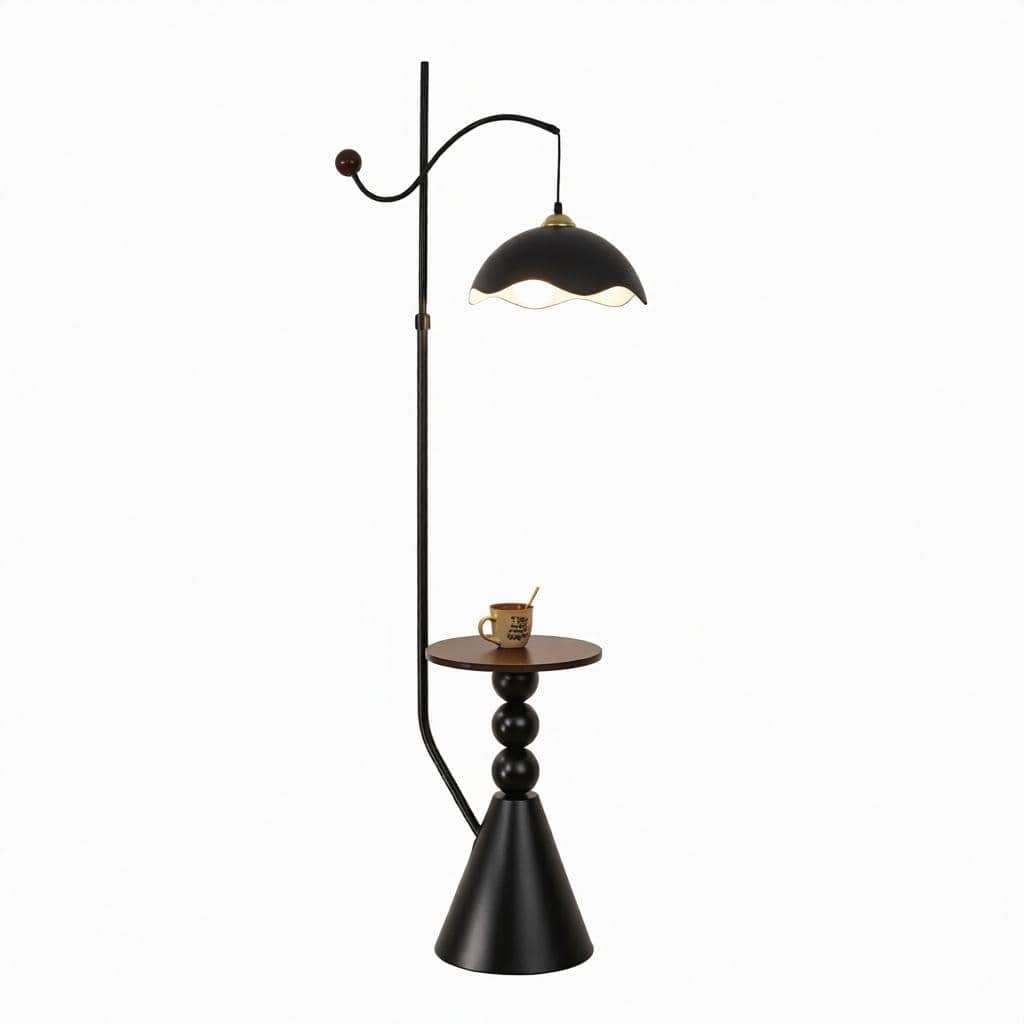 Brezelle A | Integrated Shelf Floor Lamp - Detail View #6 | HomeCartel
