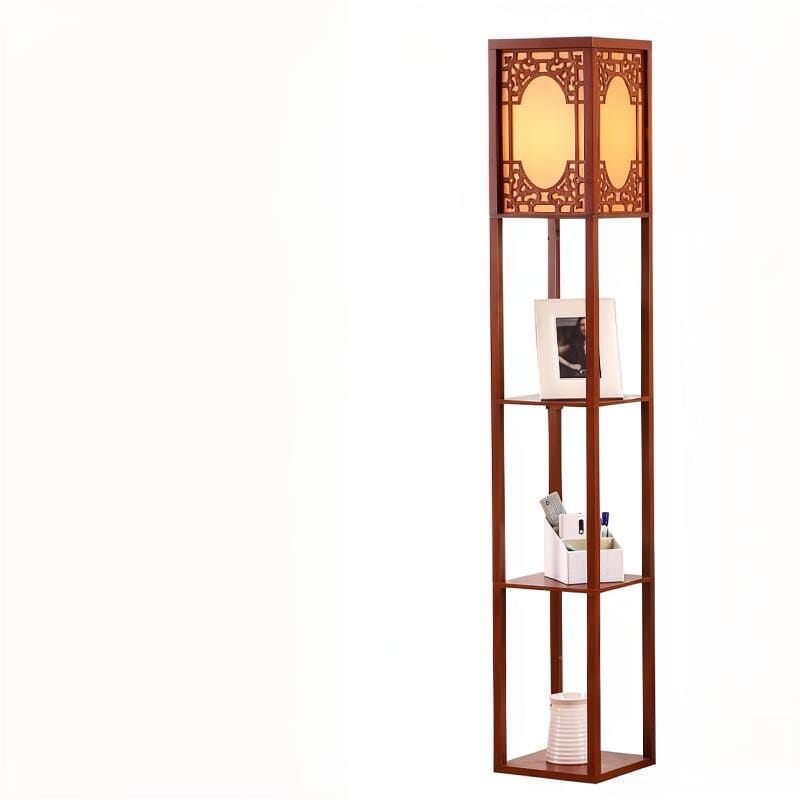 Talissa Trois | Integrated Shelf Floor Lamp - Detail View #2 | HomeCartel