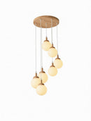 Illumena | Wood Cluster Chandelier