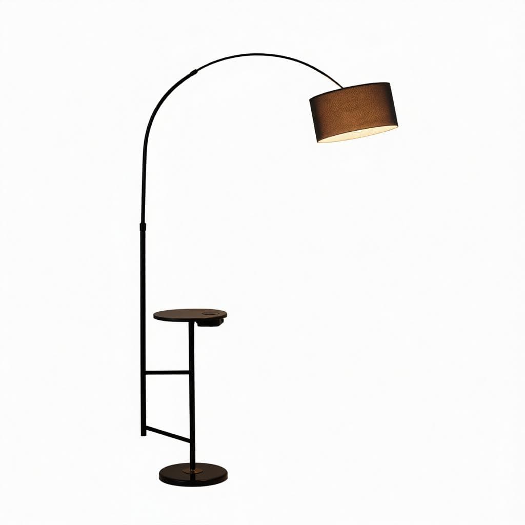 Caelune B | Integrated Shelf Floor Lamp - Detail View #5 | HomeCartel