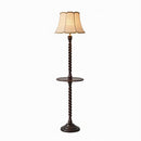 Zurethae | Integrated Shelf Floor Lamp