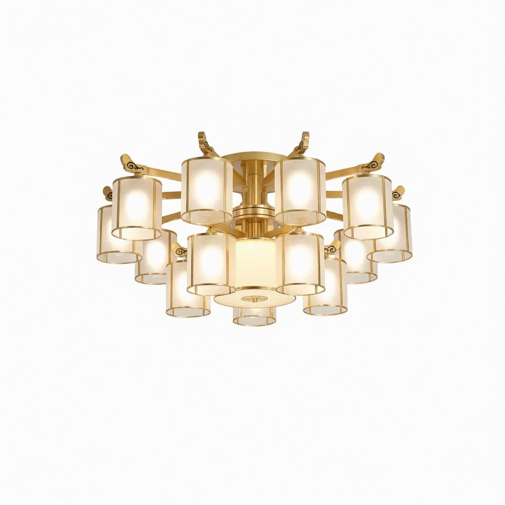 Faelunia B | Semi Flush Mounted Light - Detail View #3 | HomeCartel