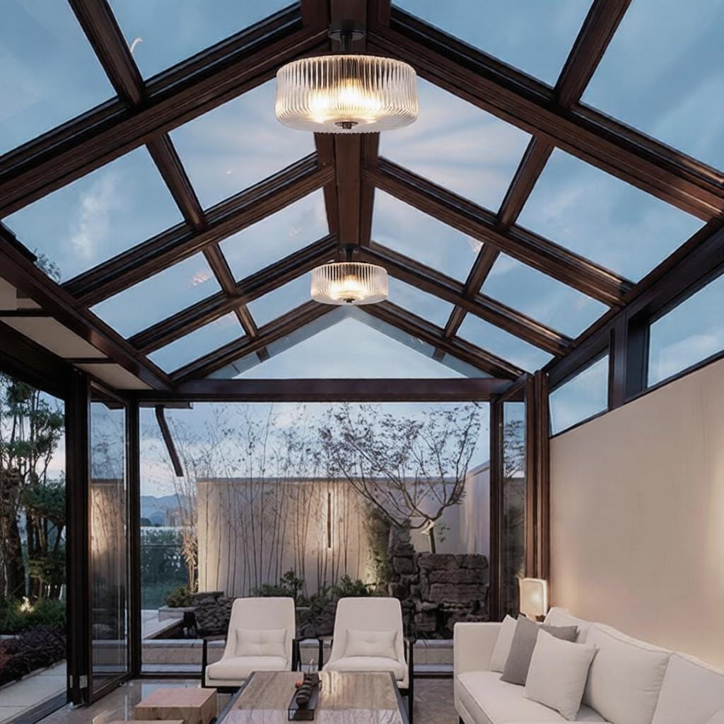 Olaria Deux | Outdoor Semi Flush Mounted Light - Home Cartel ®
