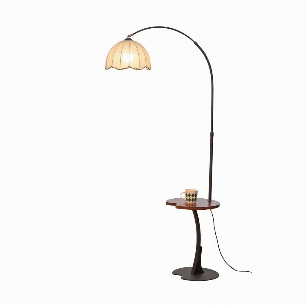 Ilyandra Eins | Integrated Shelf Floor Lamp