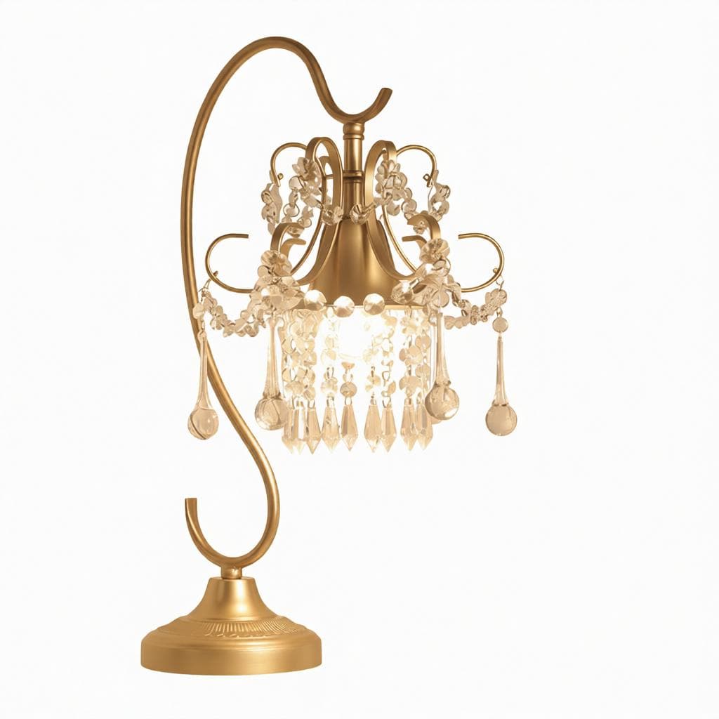 Sylwynel | Crystal Table Lamp - Detail View #3 | HomeCartel