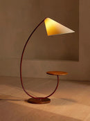 Zyrella | Integrated Shelf Floor Lamp