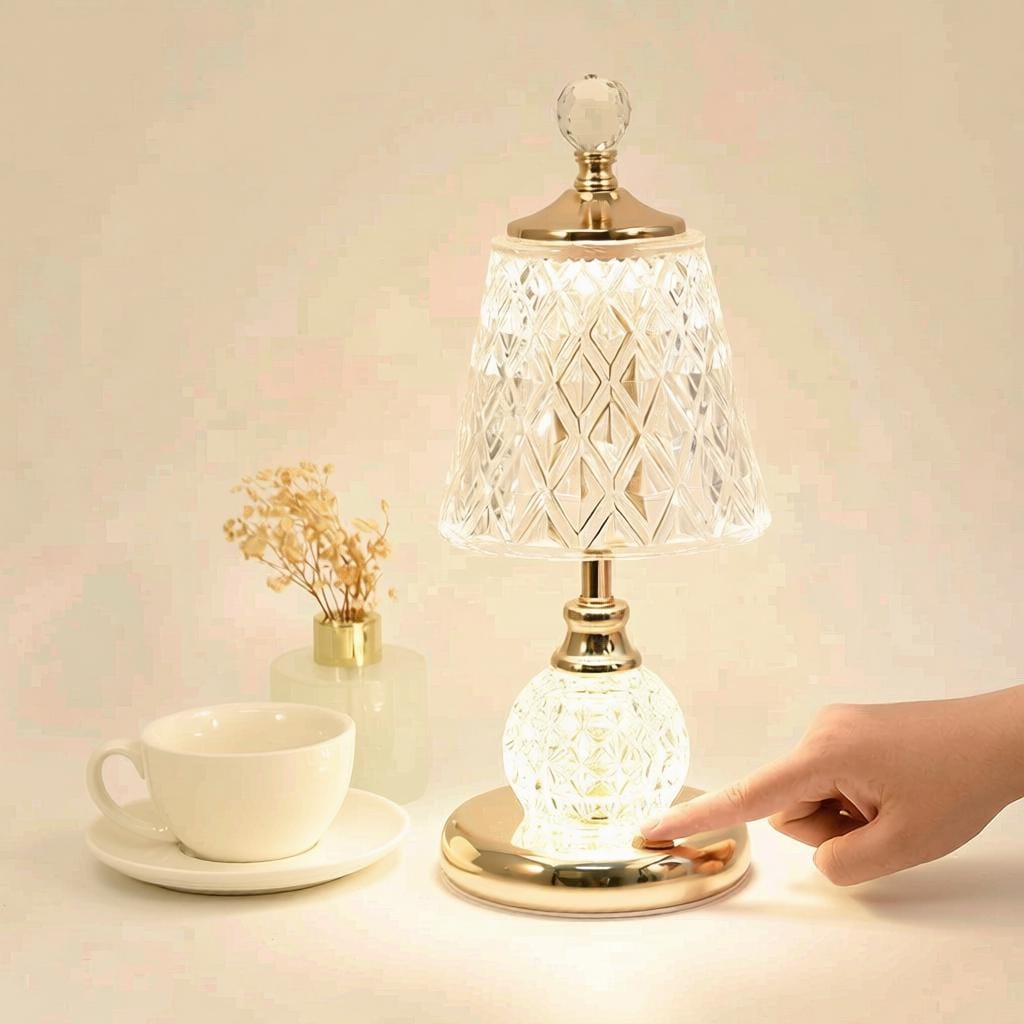 Aelryselle | Crystal Table Lamp - Detail View #5 | HomeCartel
