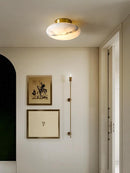 Beldoral | Alabaster Semi Flush Mounted Light