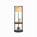 Halinora Une | Integrated Shelf Floor Lamp
