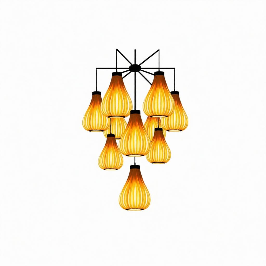 Jaspion D | Wood Cluster Chandelier - Detail View #8 | HomeCartel